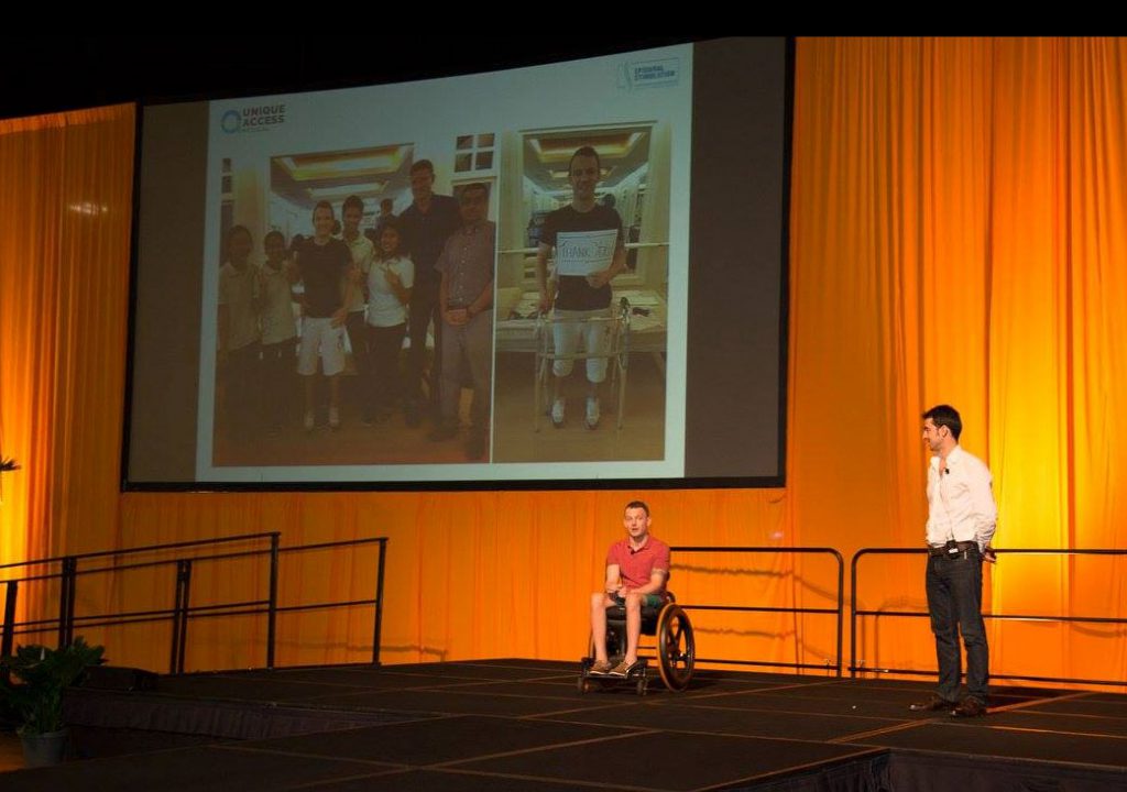 Andrew's main-stage presentation on epidural stimulation