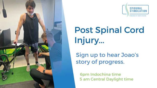 Joao shares the success of epidural stimulation treatment on his spinal cord injury 