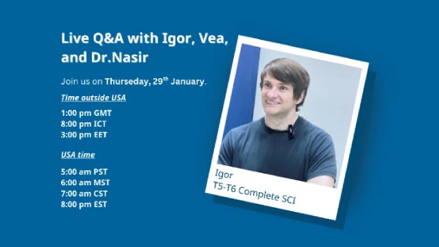 Live Q&A with Igor – Inspiring Recovery Journey with Epidural Stimulation